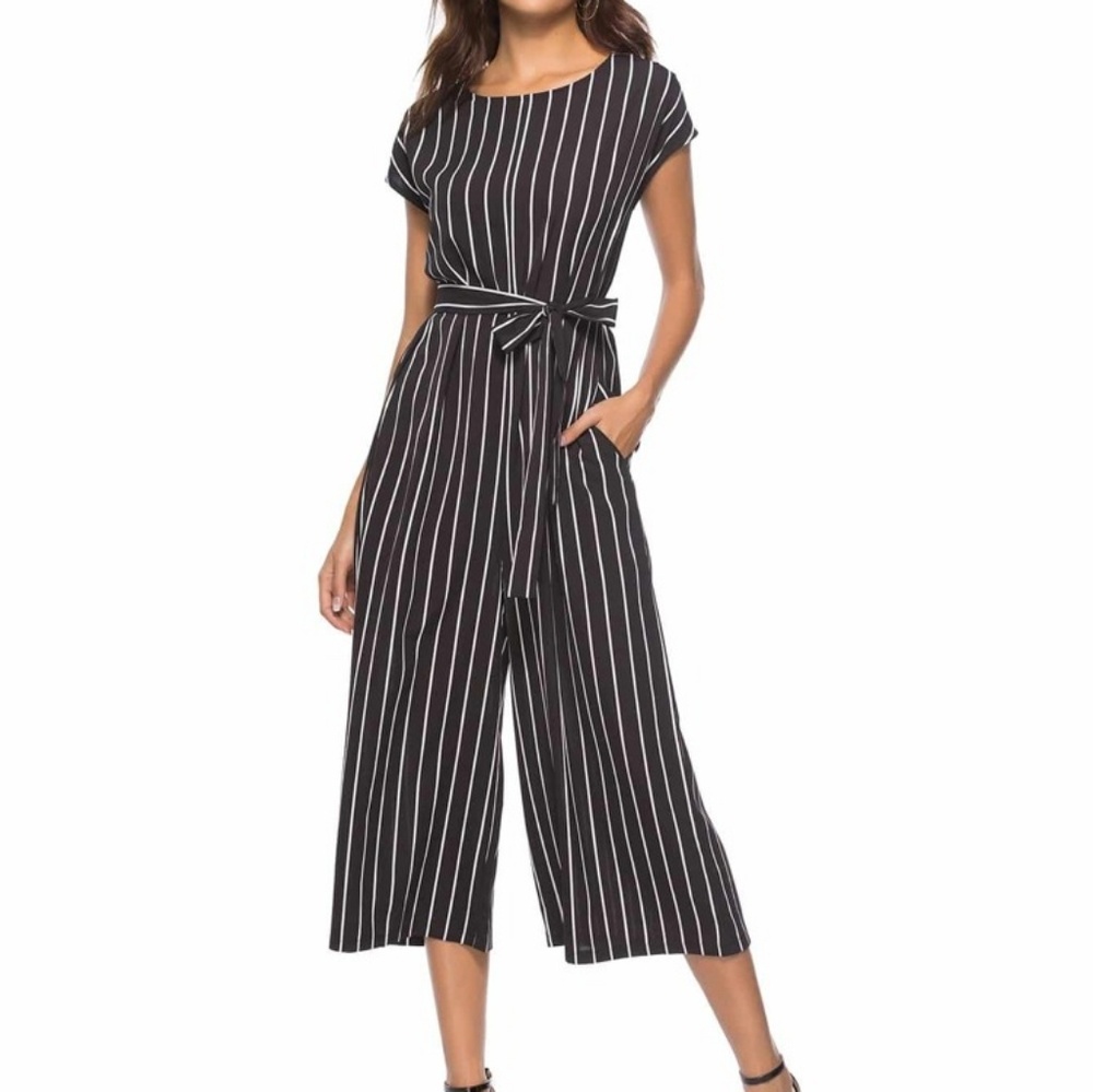Black And White Jumpsuit
